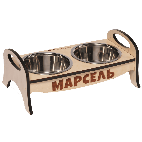 Модель SLIM (Слим) на две миски (с подписью)